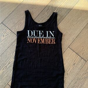 Motherhood Maternity tank 'Due in November'
